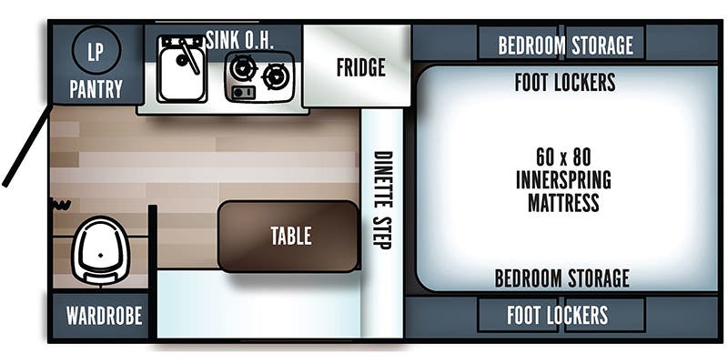 2021 FOREST RIVER REAL-LITE SS-1609, , floor-plans-day image number 0